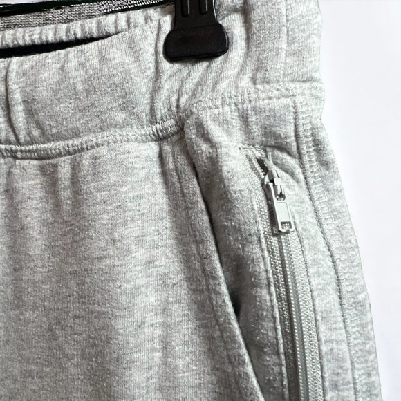 Eddie Bauer Lounge Pants Men's Large Light Heather Gray Zip Pockets Mid Rise - Picture 4 of 15